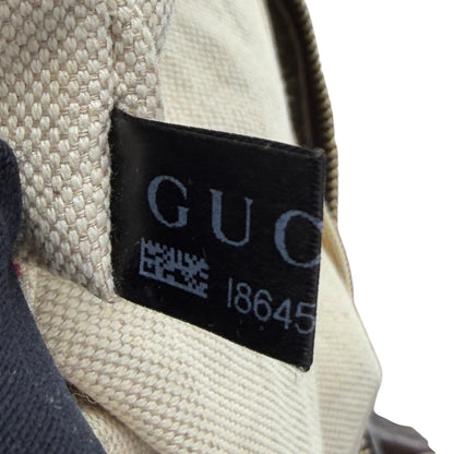 GUCCI GG SUKEY MEDIUM BROWN LEATHER SHOULDER BAG