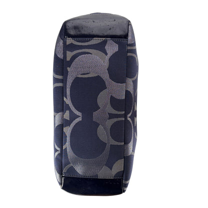 COACH SIGNATURE GALLERY TOTE BAG BLUE