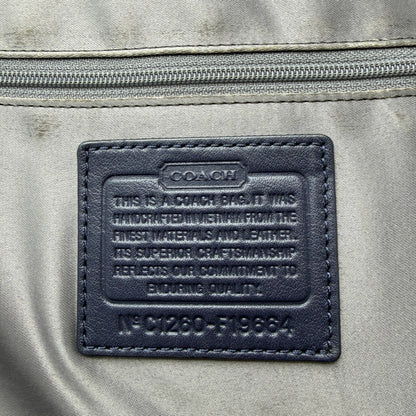 COACH SIGNATURE GALLERY TOTE BAG BLUE