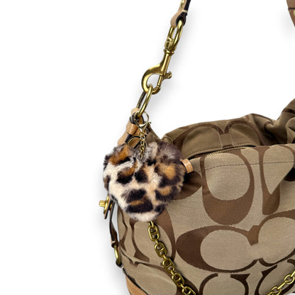 COACH SIGNATURE CARLY SHOULDER BAG LARGE