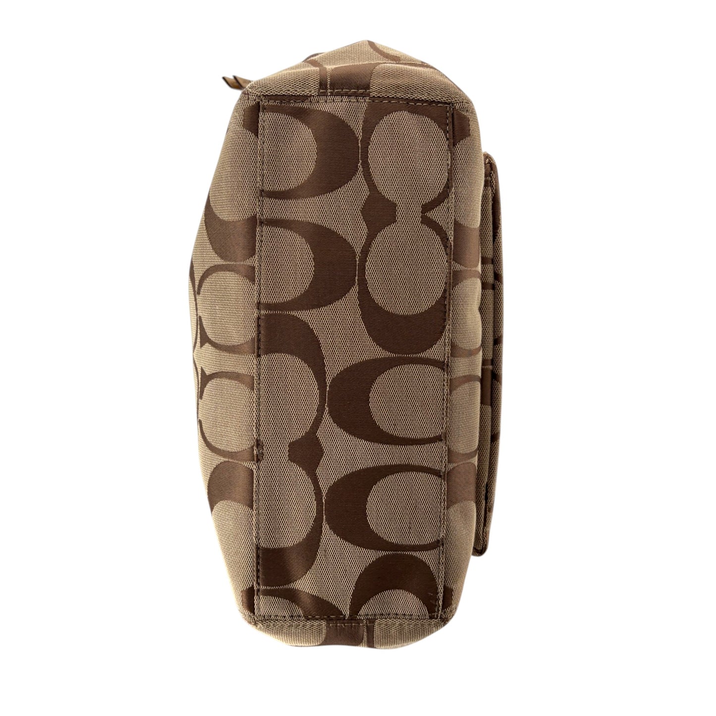 COACH SIGNATURE JACQUARD STRIPE BAG (LARGE) 