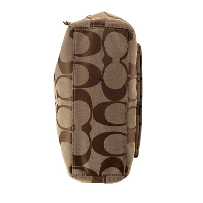 COACH SIGNATURE JACQUARD STRIPE BAG (LARGE) 