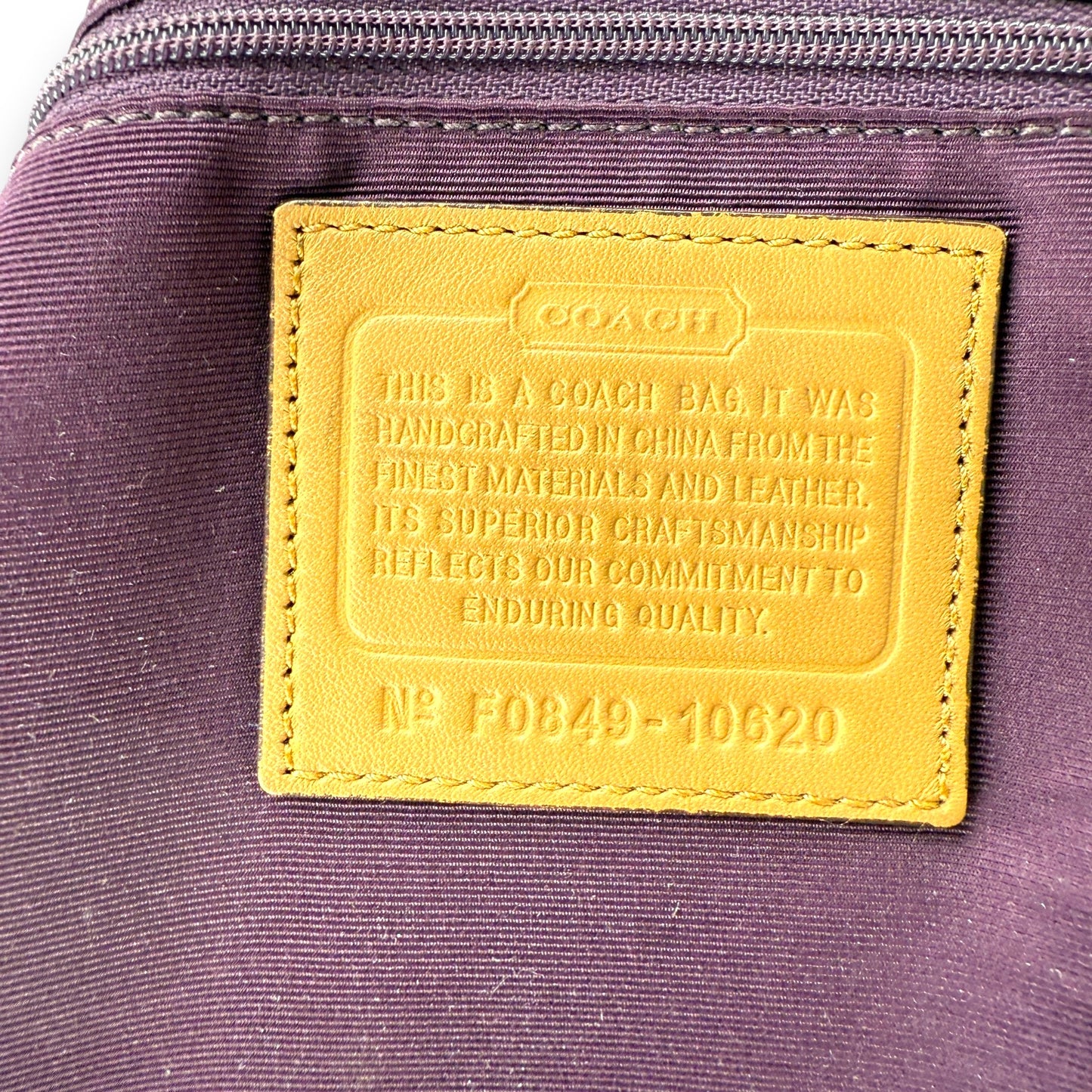 COACH SIGNATURE CARLY SHOULDER BAG LARGE