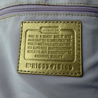 COACH SIGNATURE JACQUARD STRIPE BAG (LARGE) 