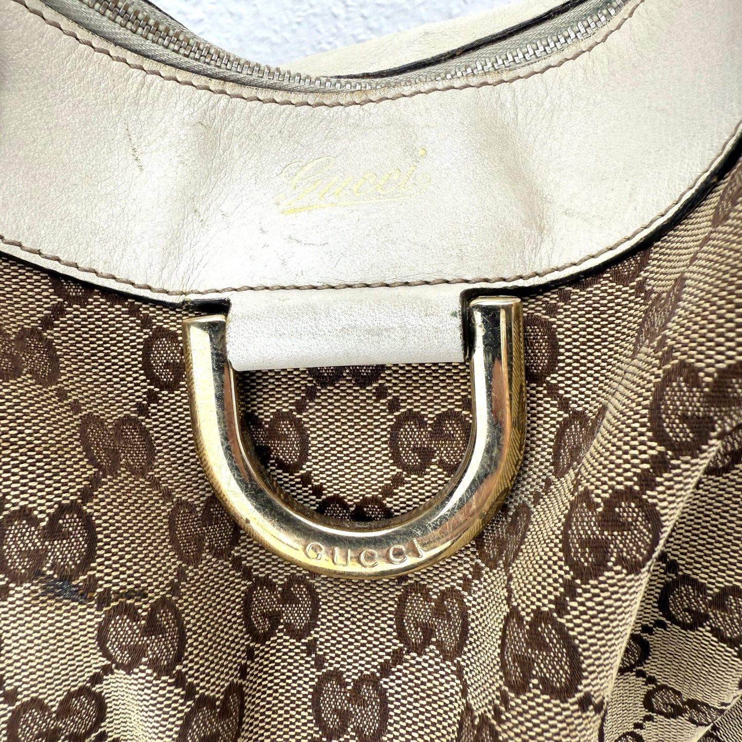 GUCCI D-RING ABBEY HOBO BAG