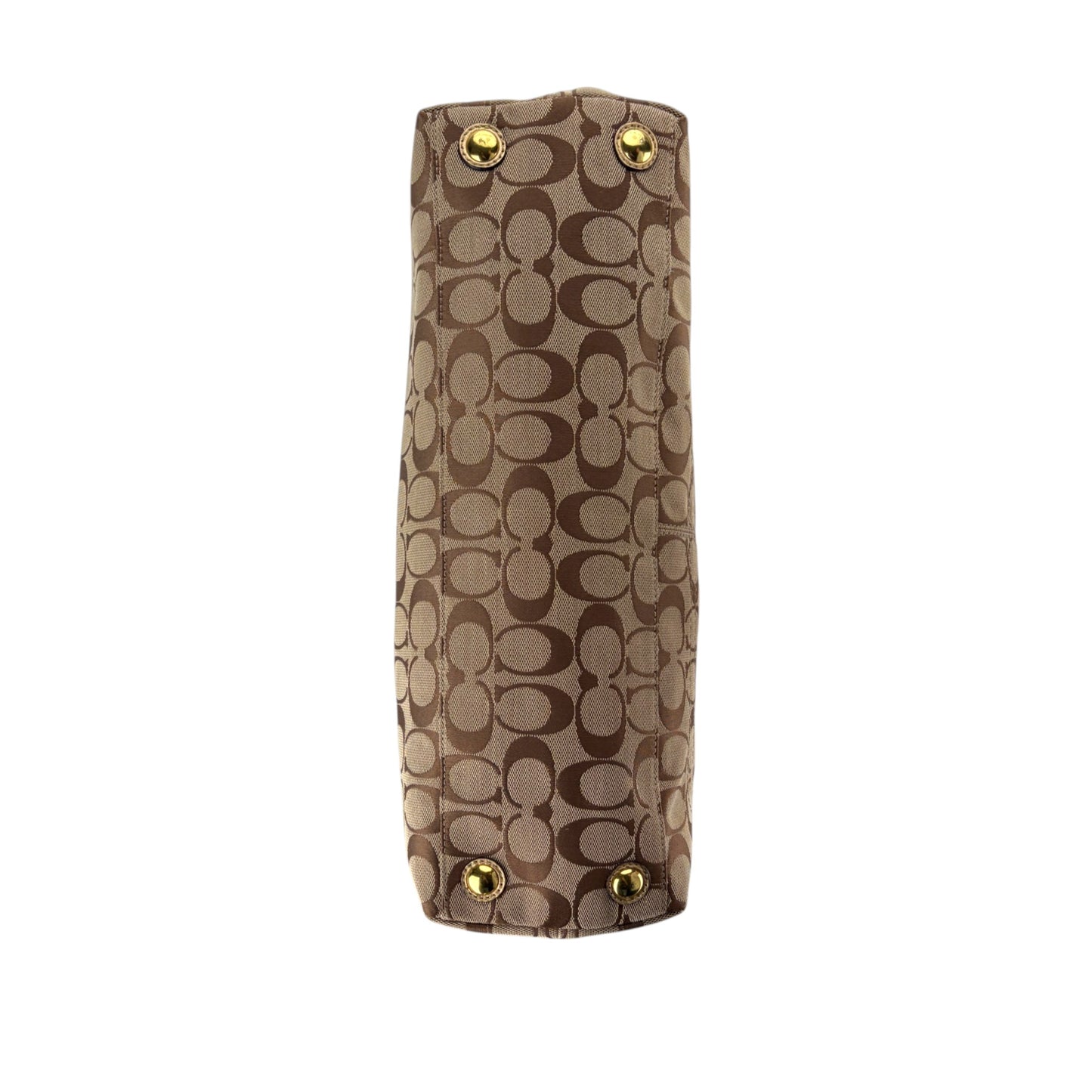 COACH SIGNATURE PENELOPE GOLD SHOPPER BAG