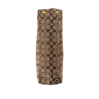 COACH SIGNATURE PENELOPE GOLD SHOPPER BAG