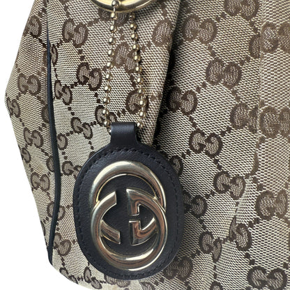 GUCCI MONOGRAM ABBEY BAG 