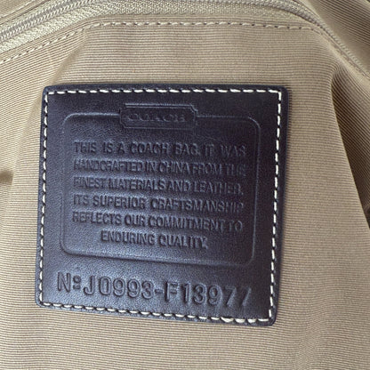 COACH SIGNATURE JACQUARD STRIPE BAG (LARGE) 
