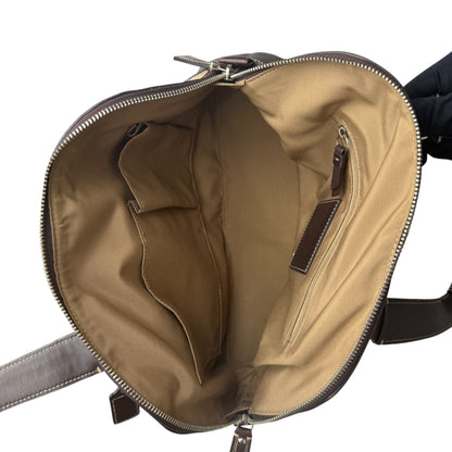 COACH SIGNATURE JACQUARD STRIPE BAG (LARGE) 