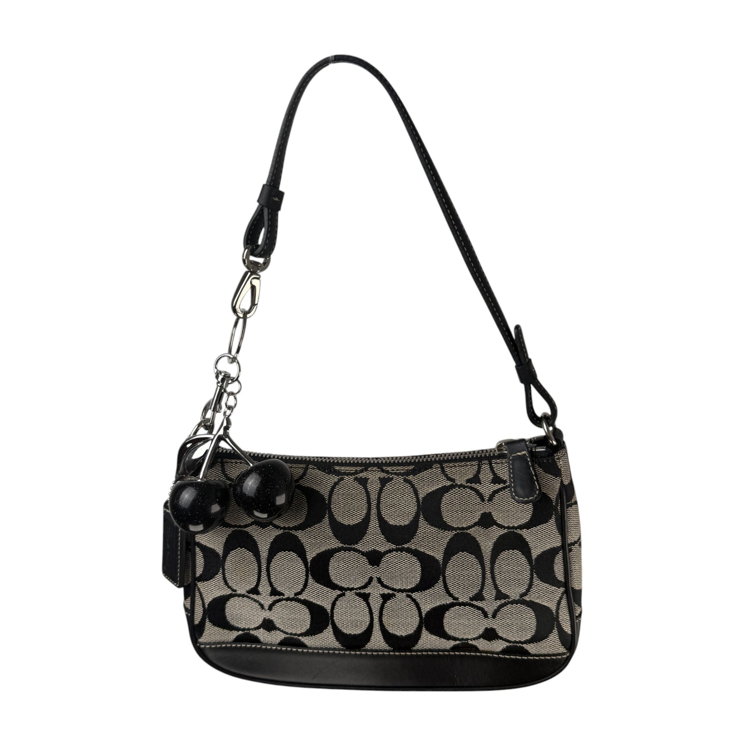 COACH SIGNATURE JACQUARD STRIPE BAG (LARGE) 