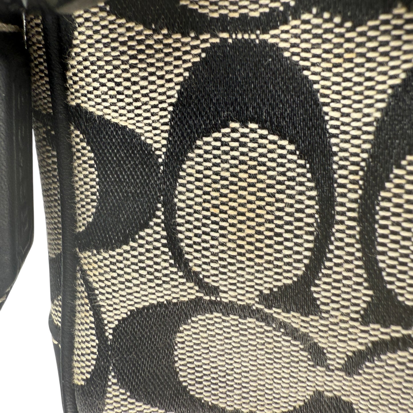 COACH SIGNATURE JACQUARD STRIPE BAG (LARGE) 
