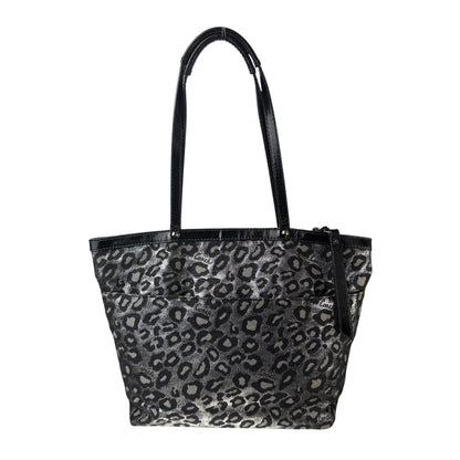 COACH SIGNATURE JACQUARD STRIPE BAG (LARGE) 