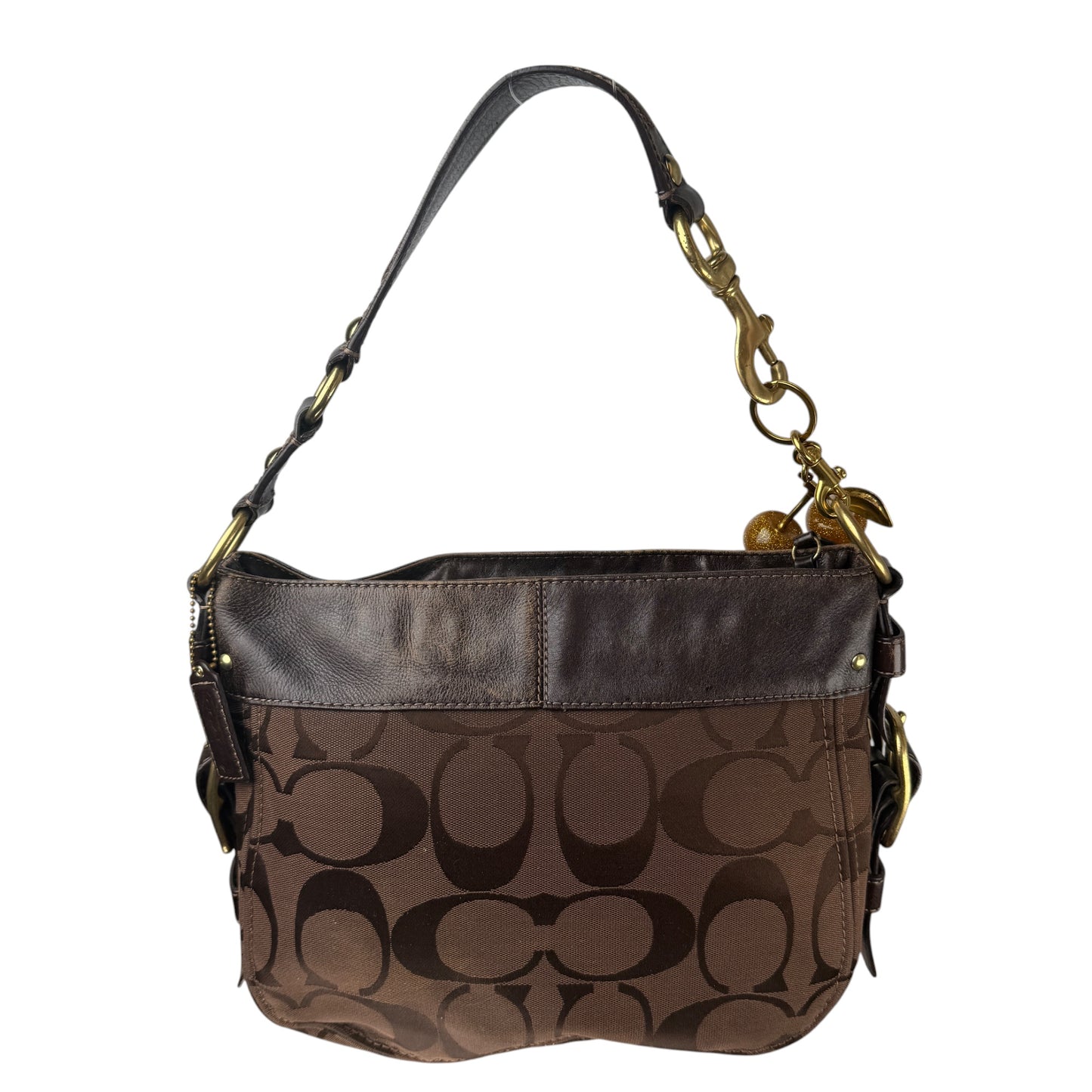 COACH SIGNATURE CARLY PURSE DUFFLE SAC BAG 