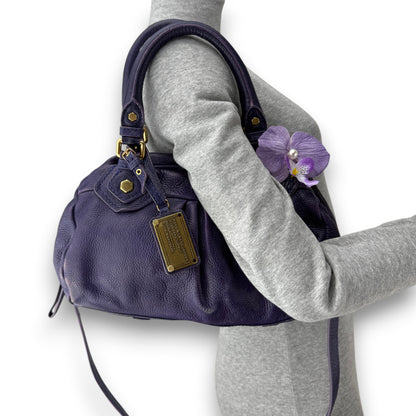 MARC BY MARC JACOBS PURPLE CLASSIC Q BABY GROOVEE BAG