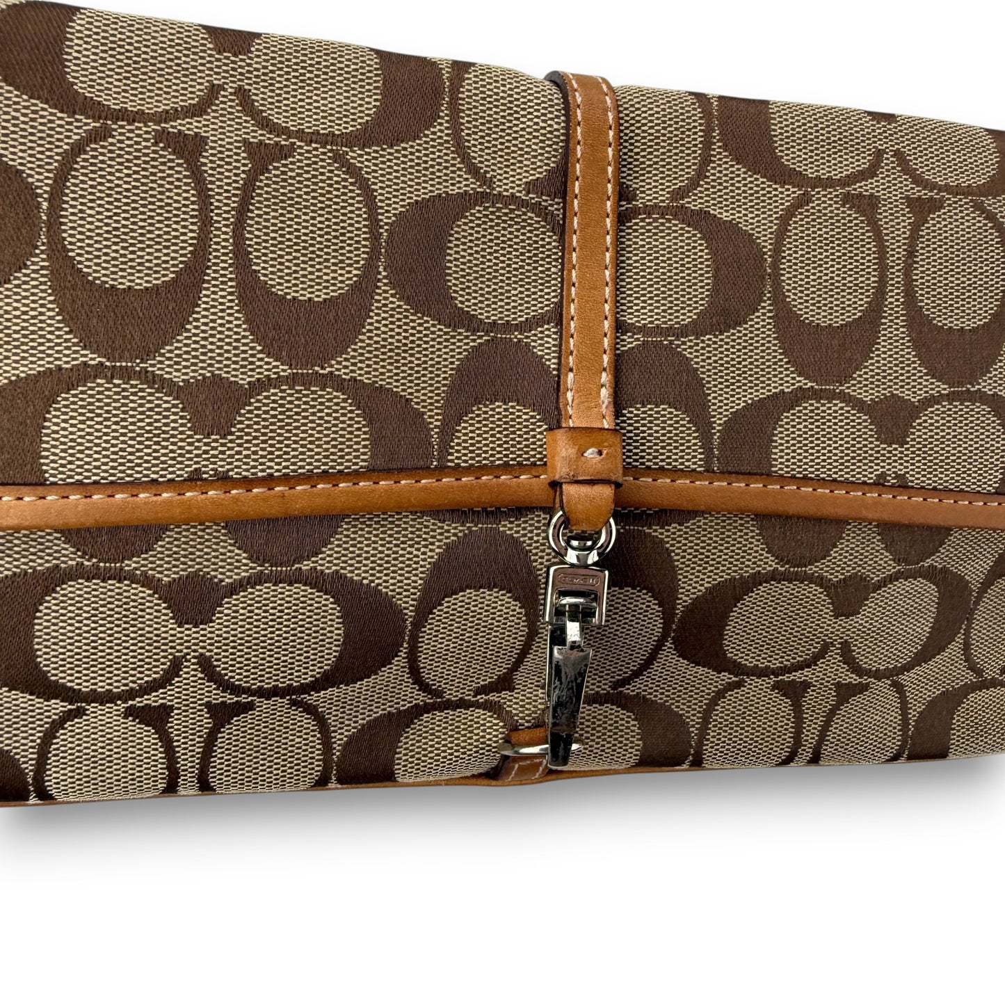 COACH SIGNATURE CLIP BAG