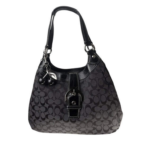 COACH SIGNATURE JACQUARD STRIPE BAG (LARGE) 