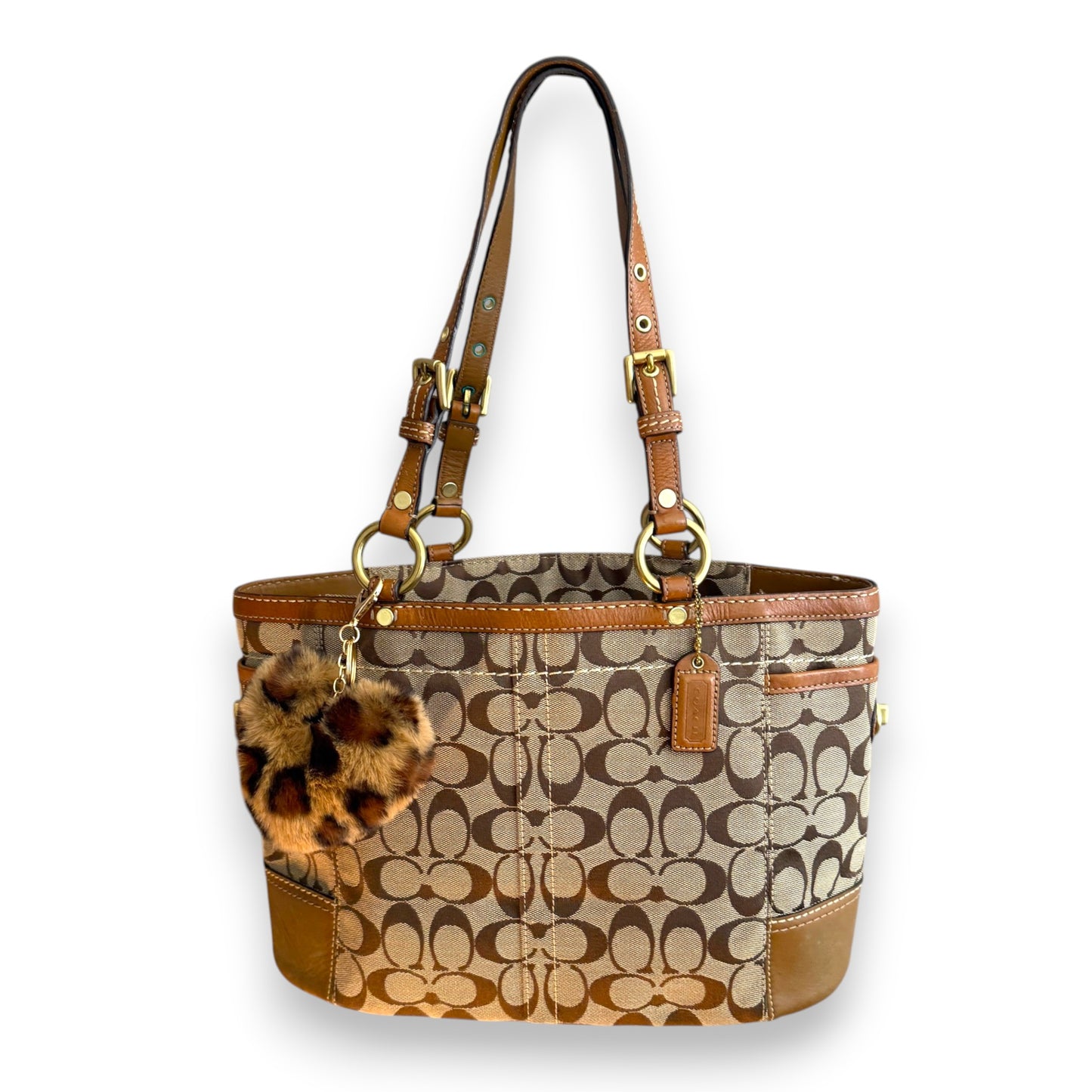 COACH SIGNATURE GALLERY TOTE BAG