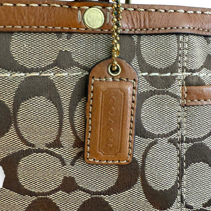 COACH SIGNATURE GALLERY TOTE BAG