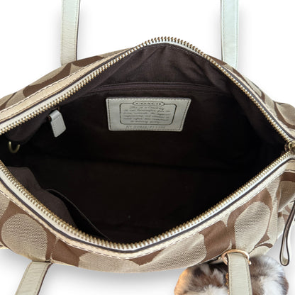 COACH SIGNATURE SATCHEL BAG
