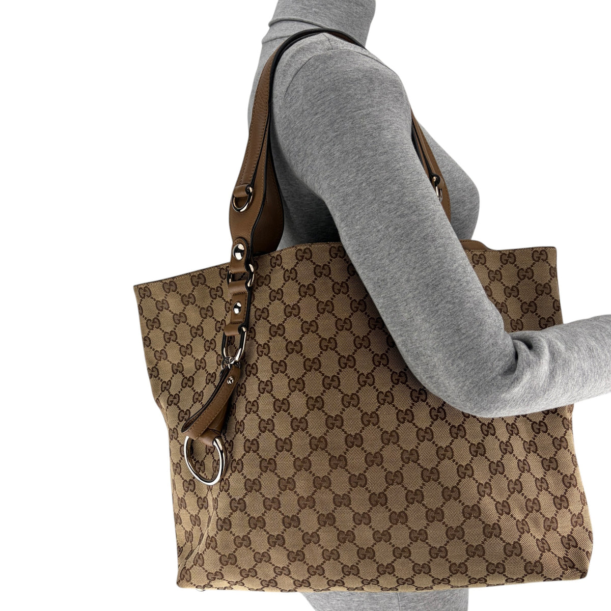 GUCCI MONOGRAM ABBEY BAG 