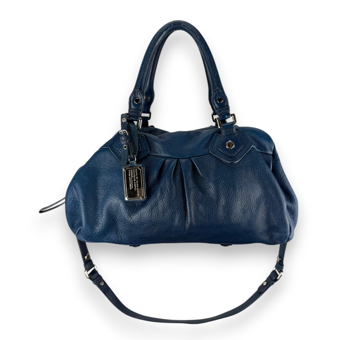 MARC BY MARC JACOBS BLUE CLASSIC Q  BAG (LARGE)