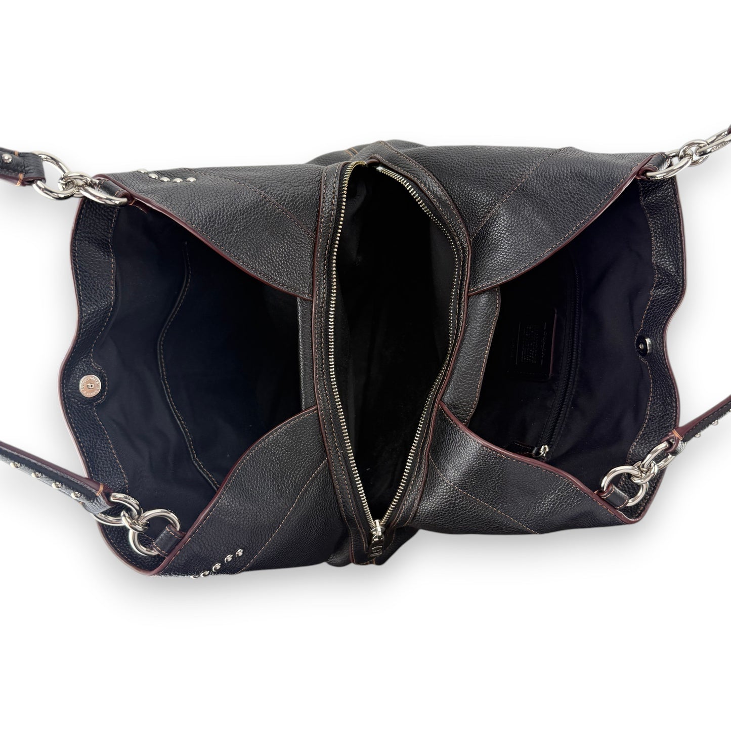 COACH STUDDED LEATHER LEXI BAG