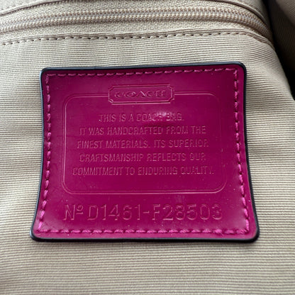 COACH SIGNATURE DEVIN STRIPE BAG