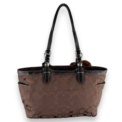 COACH GALLERY TOTE BAG BROWN
