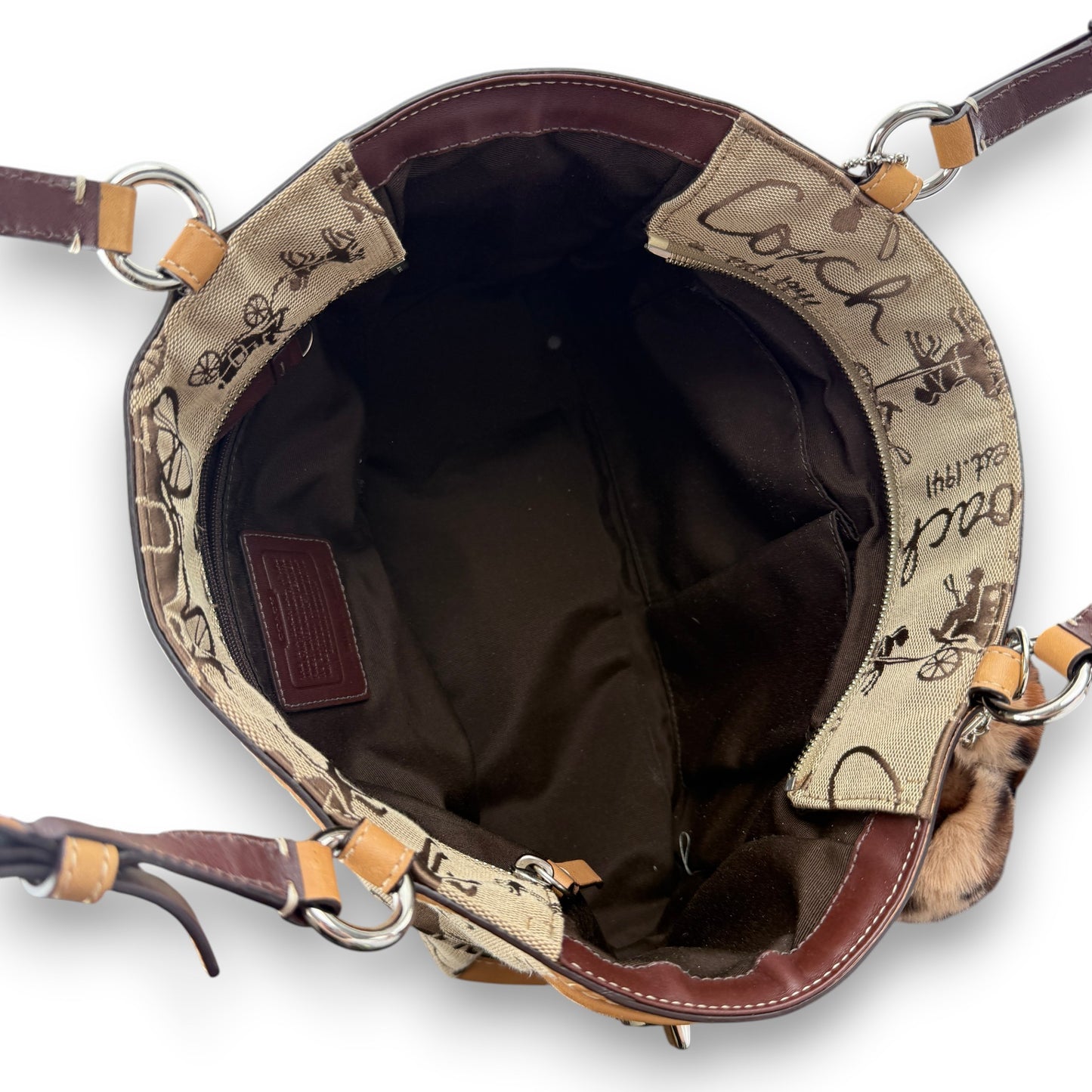 COACH HORSE CARRIAGE GALLERY TOTE BAG