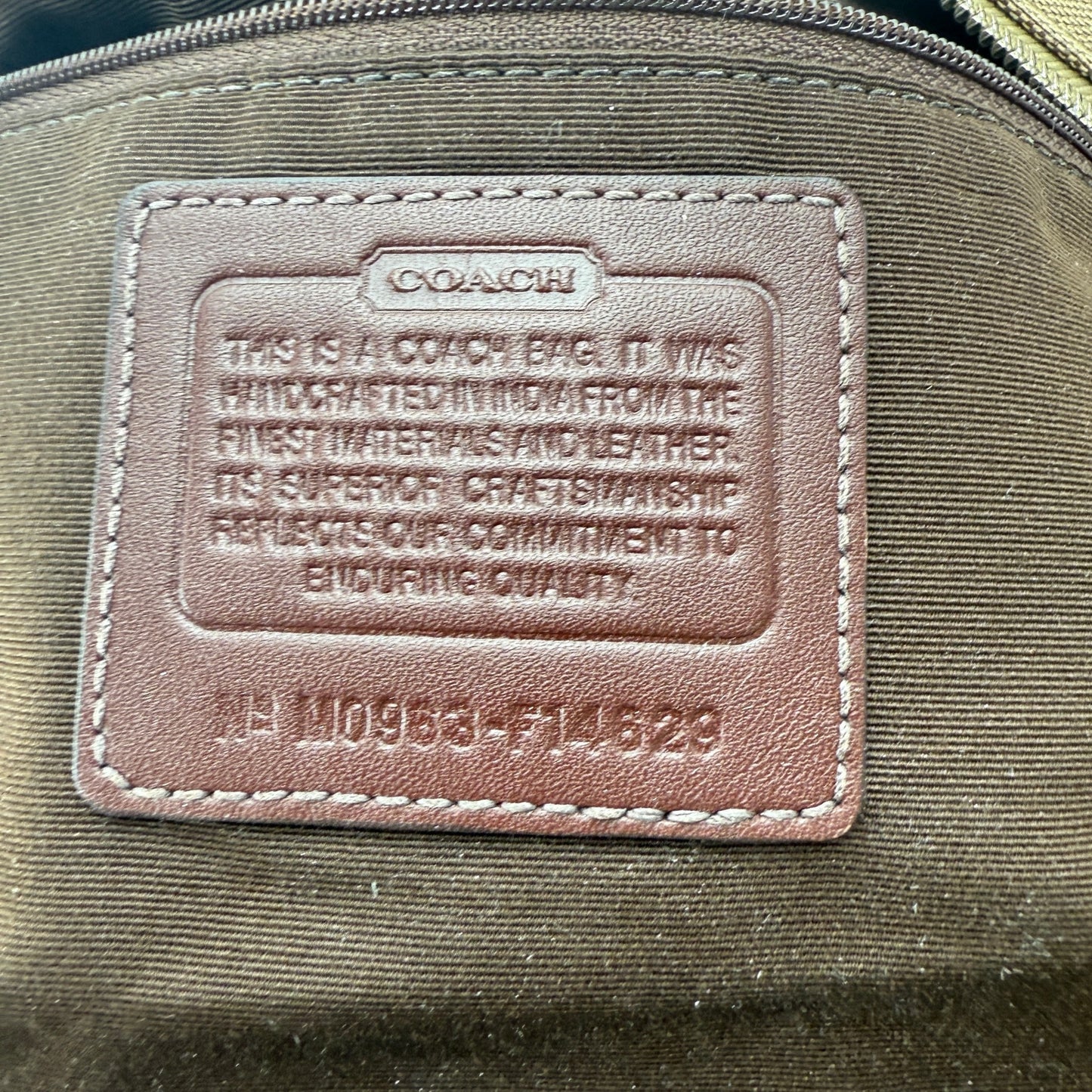 COACH HORSE CARRIAGE GALLERY TOTE BAG