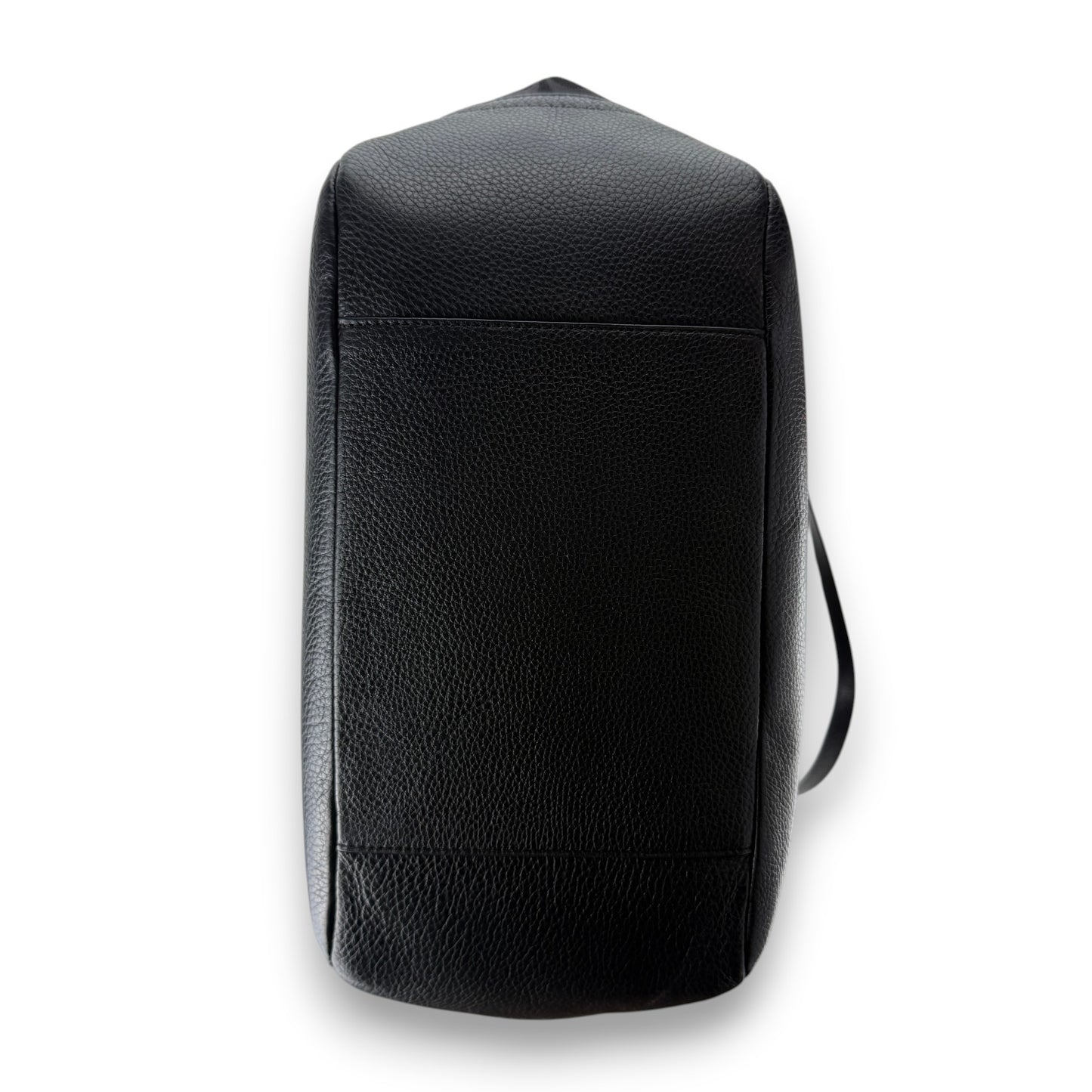 COACH SIGNATURE BLACK SHOPPER BAG
