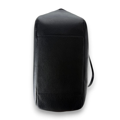COACH SIGNATURE BLACK SHOPPER BAG