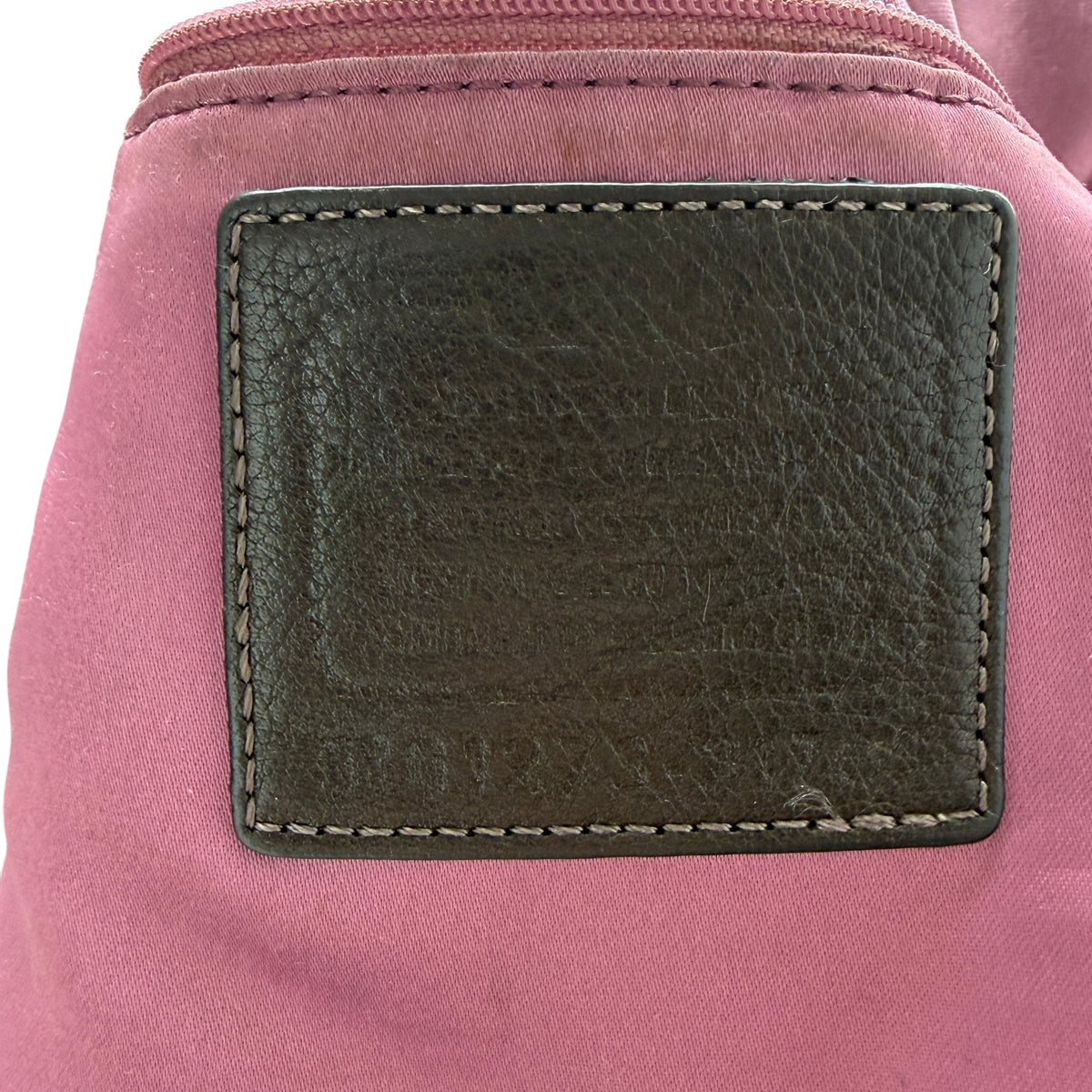 COACH BROWN LEATHER SHOULDER BAG