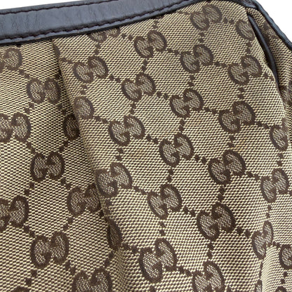 GUCCI GG SUKEY MEDIUM BROWN SHOULDER BAG