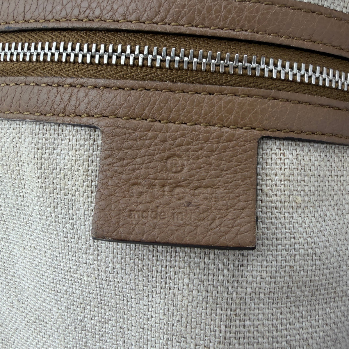 GUCCI MONOGRAM ABBEY BAG 