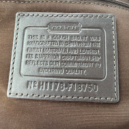 COACH SIGNATURE CANVAS &amp; LEATHER CROSSBODY BAG 