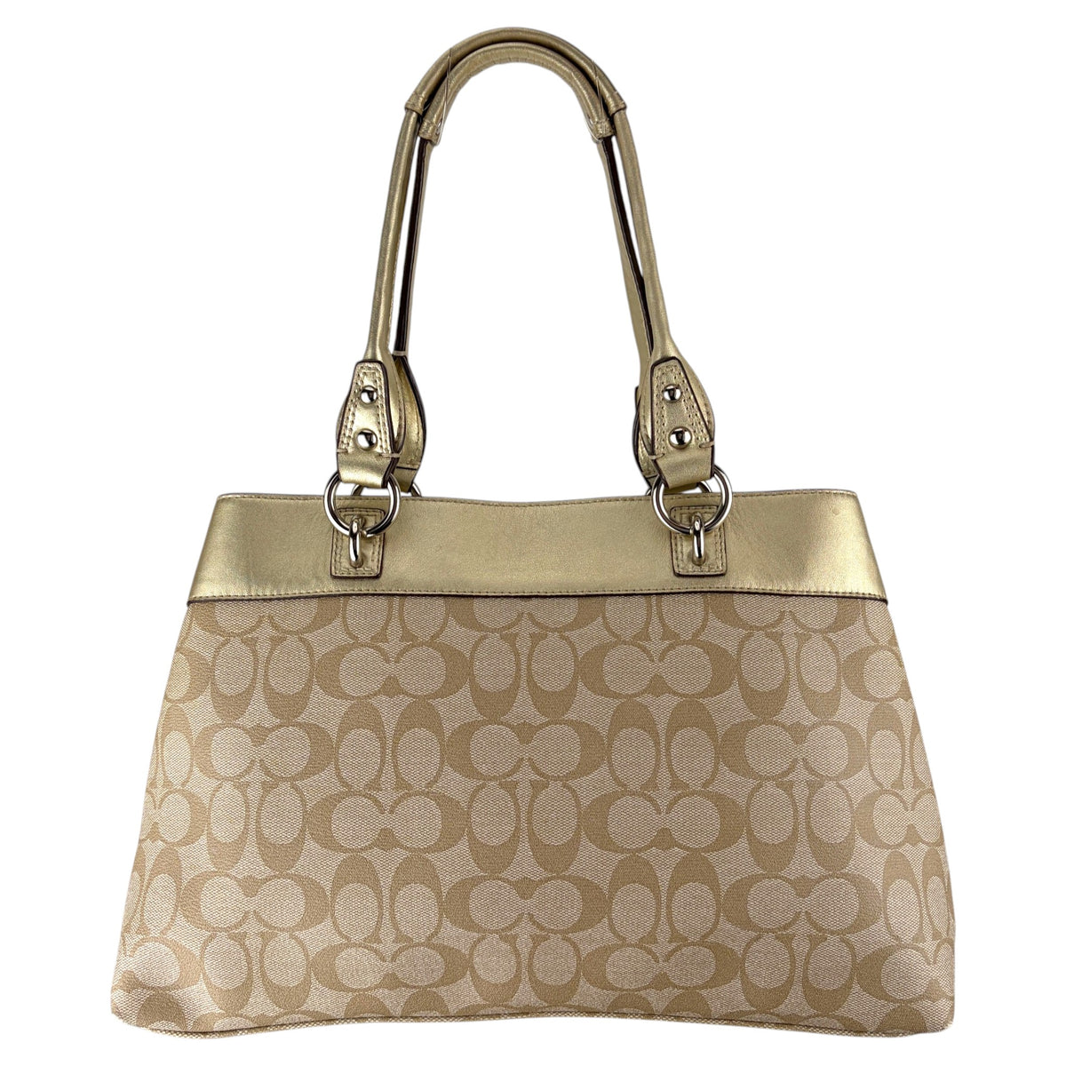 COACH SIGNATURE JACQUARD STRIPE BAG 