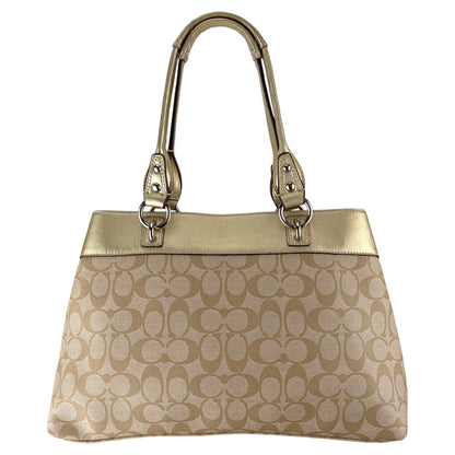 COACH SIGNATURE JACQUARD STRIPE BAG 