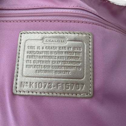 COACH SIGNATURE JACQUARD STRIPE BAG 