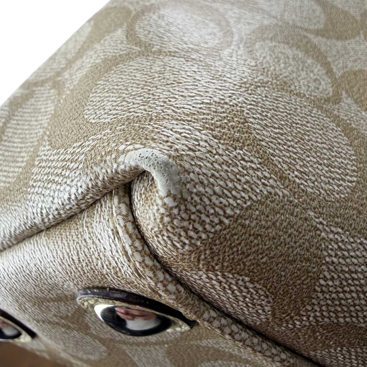 COACH SIGNATURE JACQUARD STRIPE BAG 
