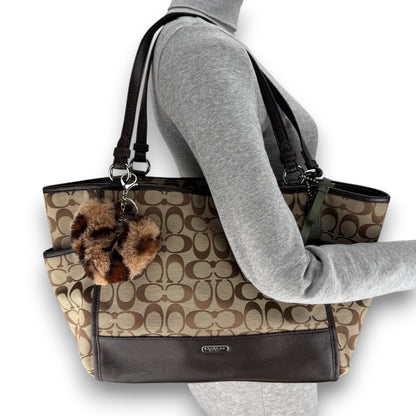 COACH SOHO PLEATED SIGNATURE TOTE 