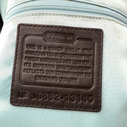 COACH SIGNATURE JACQUARD STRIPE BAG (LARGE) 