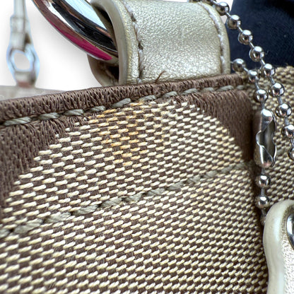 COACH SIGNATURE JACQUARD STRIPE BAG (LARGE) 