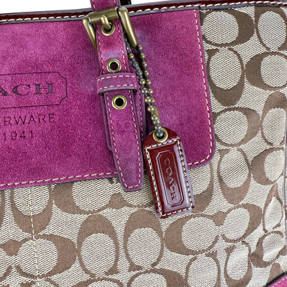 COACH SOHO PLEATED SIGNATURE TOTE 