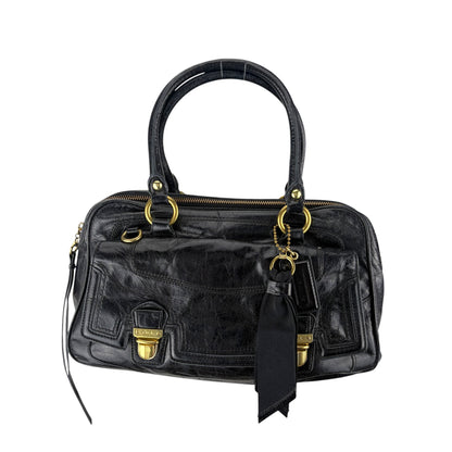 COACH POPPY PUSHLOCK SATCHEL BAG