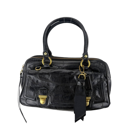 COACH POPPY PUSHLOCK SATCHEL BAG