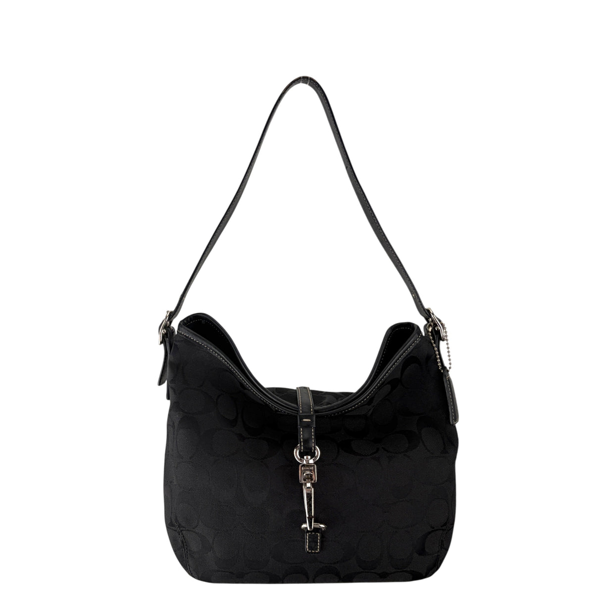 COACH HAMPTON CLIP SHOULDER BAG