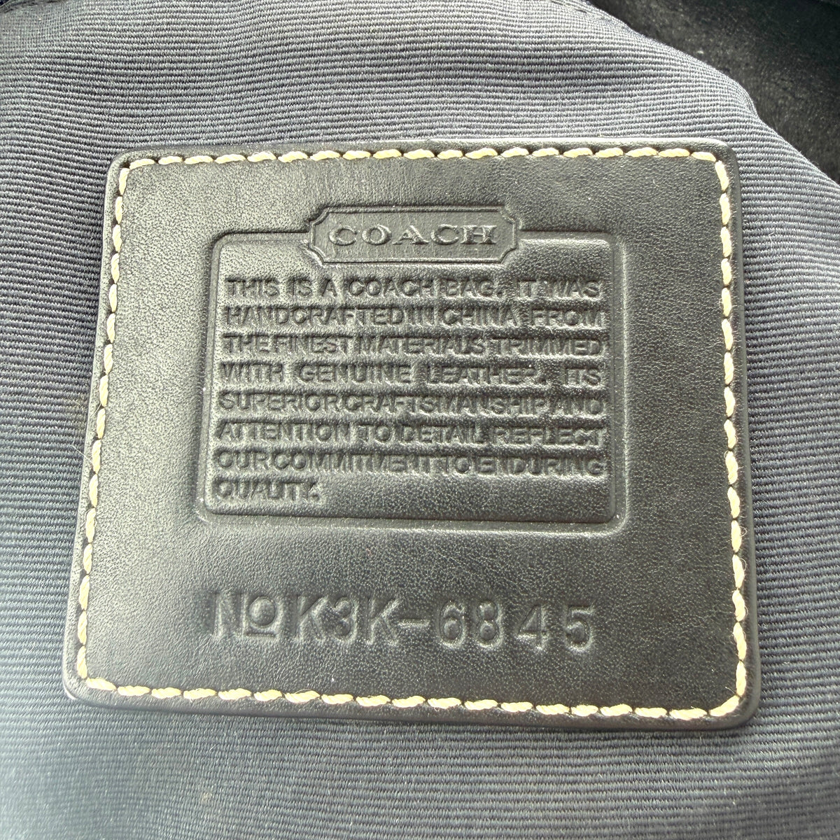 COACH HAMPTON CLIP SHOULDER BAG