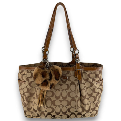 COACH SIGNATURE GALLERY TOTE BAG